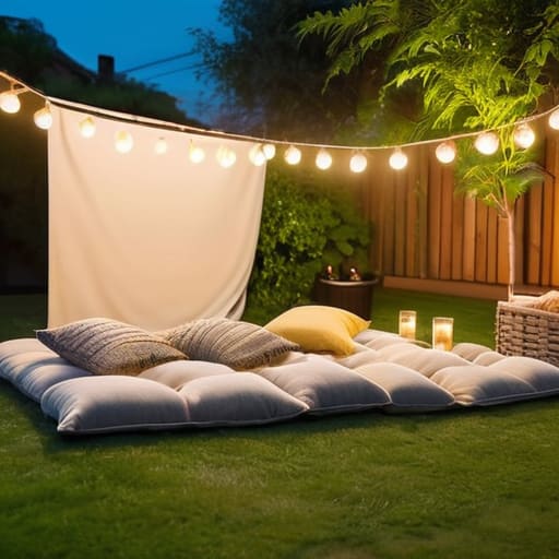 Making movie magic happen with outdoor cinema.