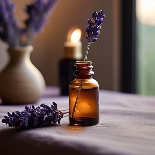 Lavender aromatherapy for finding your calm.