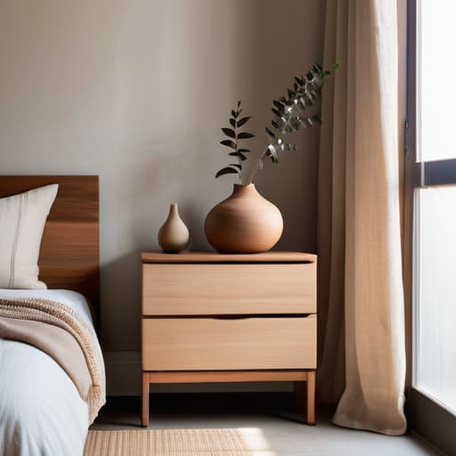 Minimalist bedroom for Finding Your Quiet Center.