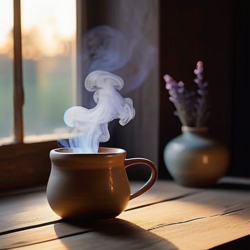 Mindful tea ritual, The Quiet Afterglow.