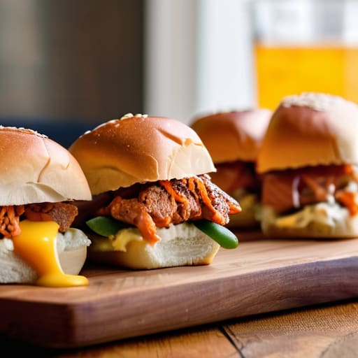 The Savory Slider Spread for game night.