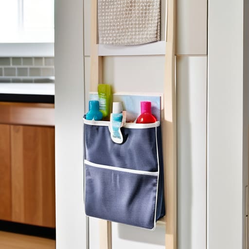 Use the Back of the Door organizer.