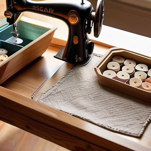 Tips for decluttering a sewing room.