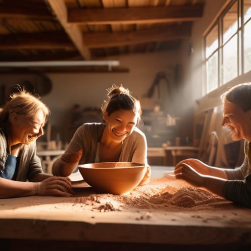 People finding community interests through shared hobbies.