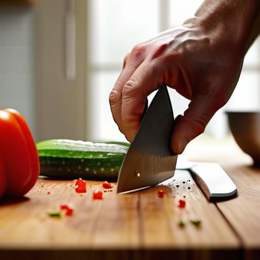Mastering basic knife skills for home cooks.