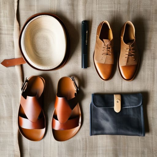 Packing essentials for a week away.